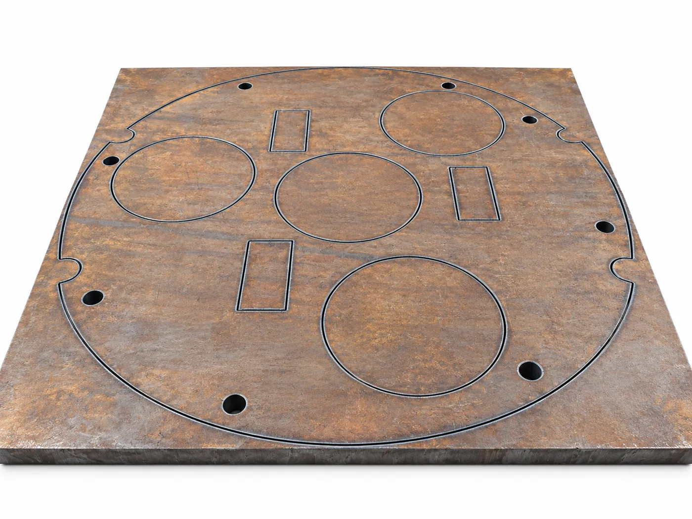 Bi-Directional Static Axial Load Plate — 3